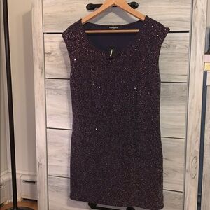 Express Sequin Sleeveless Dress